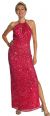 Main image of Halter Neck Sequined Cocktail Dress